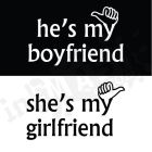 My Girlfriend/Boyfriend Couple T-Shirts