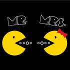 Mr./Mrs. Pacman Couple T-Shirts
