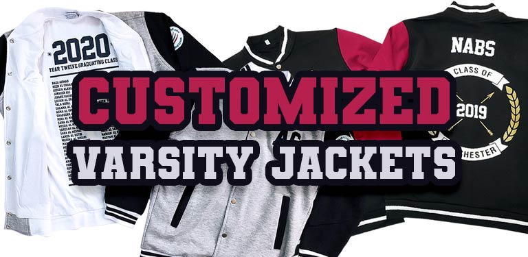 Customized Jersey Letterman Jacket By Poree's Embroidery W/Chest Logo